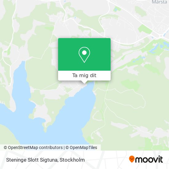 Steninge Slott Sigtuna karta