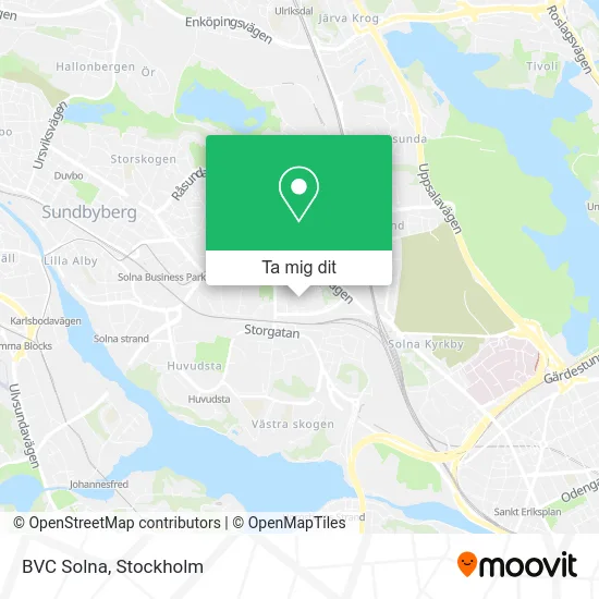 BVC Solna karta
