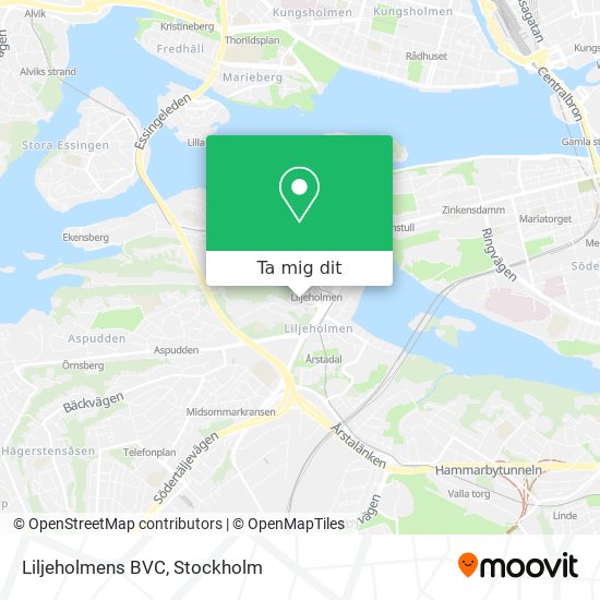 Liljeholmens BVC karta