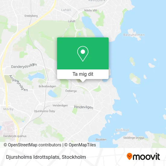 Djursholms Idrottsplats karta