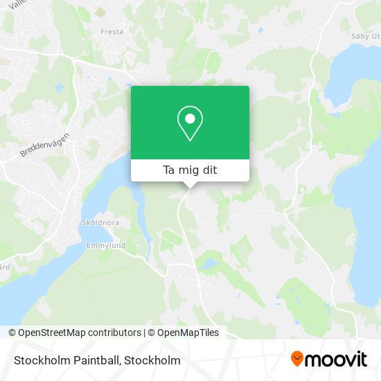 Stockholm Paintball karta