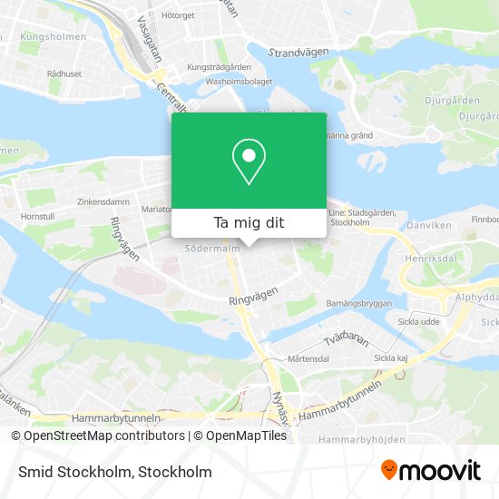 Smid Stockholm karta