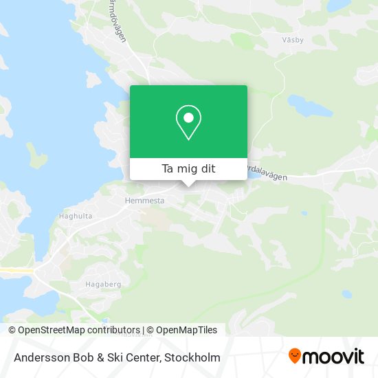 Andersson Bob & Ski Center karta
