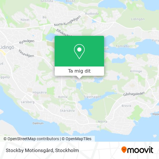 Stockby Motionsgård karta