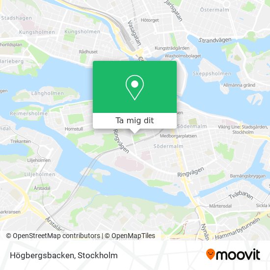 Högbergsbacken karta