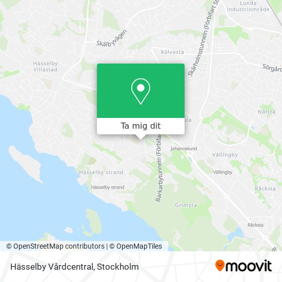 Hässelby Vårdcentral karta