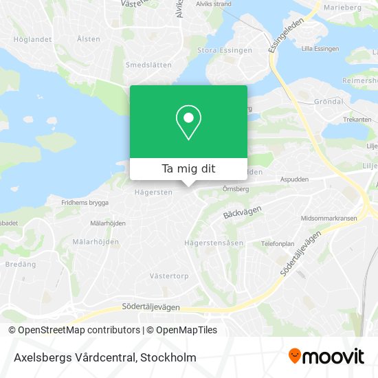 Axelsbergs Vårdcentral karta