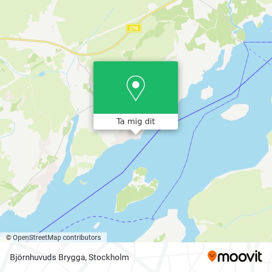 Björnhuvuds Brygga karta