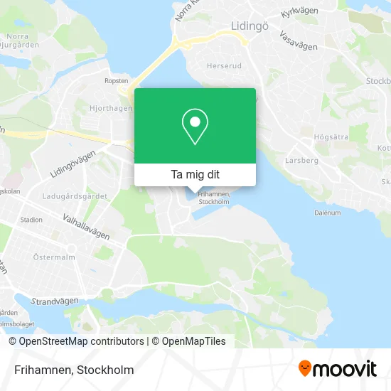 Frihamnen karta