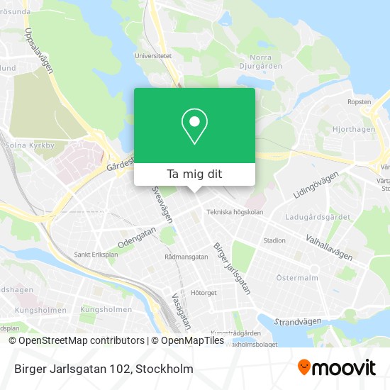 Birger Jarlsgatan 102 karta