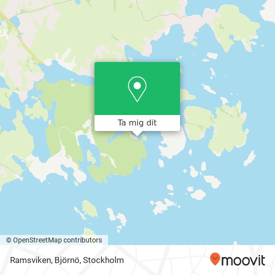 Ramsviken, Björnö karta