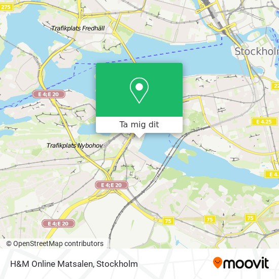 H&M Online Matsalen karta