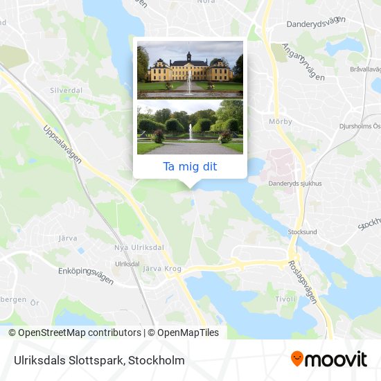 Ulriksdals Slottspark karta