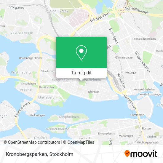 Kronobergsparken karta