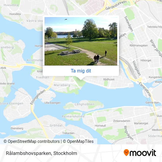 Rålambshovsparken karta