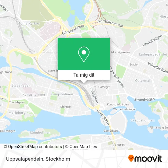 Uppsalapendeln karta