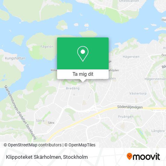 Klippoteket Skärholmen karta