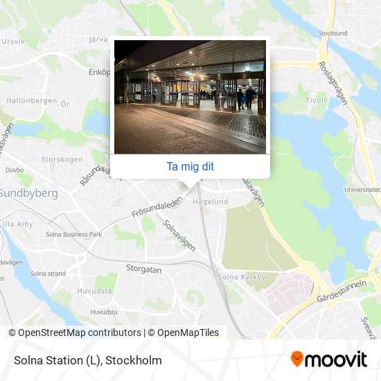 Solna Station (L) karta