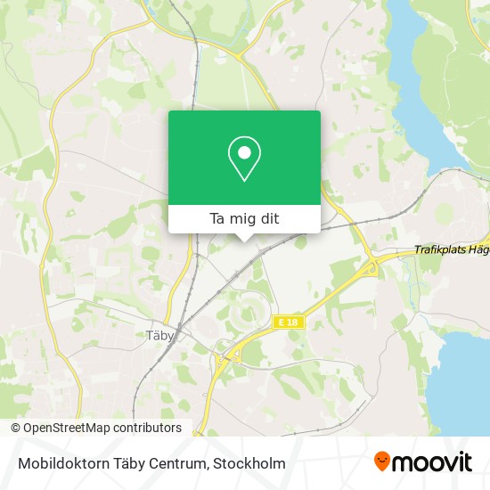 Mobildoktorn Täby Centrum karta