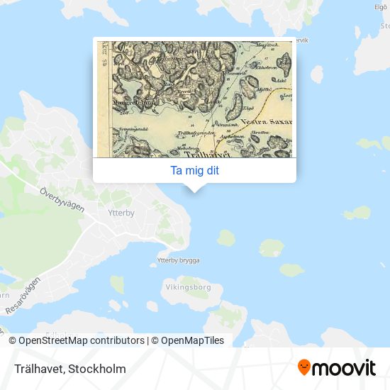 Trälhavet karta