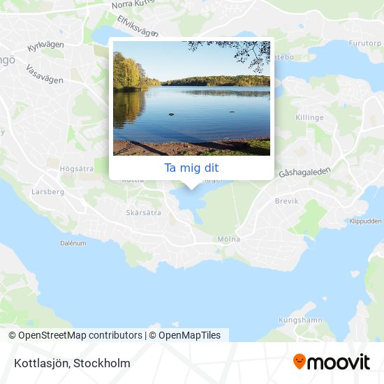 Kottlasjön karta