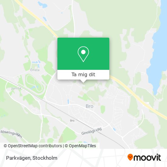 Parkvägen karta