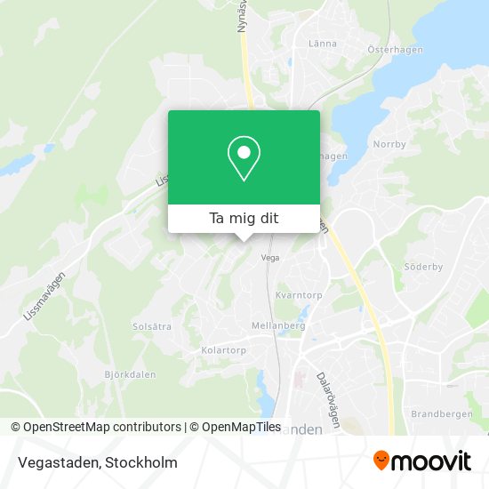 Vegastaden karta