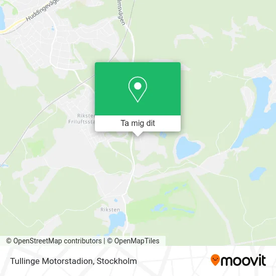 Tullinge Motorstadion karta