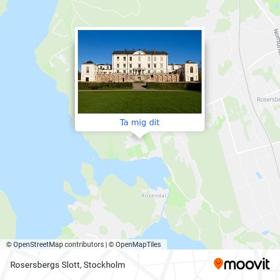 Rosersbergs Slott karta