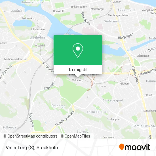 Valla Torg (S) karta