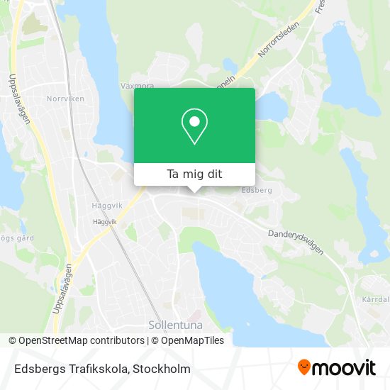 Edsbergs Trafikskola karta