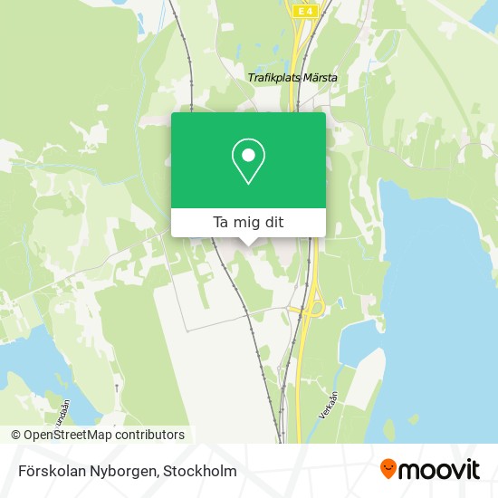 Förskolan Nyborgen karta