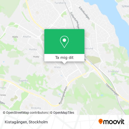 Kistagången karta