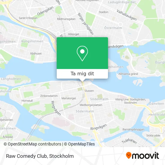 Raw Comedy Club karta