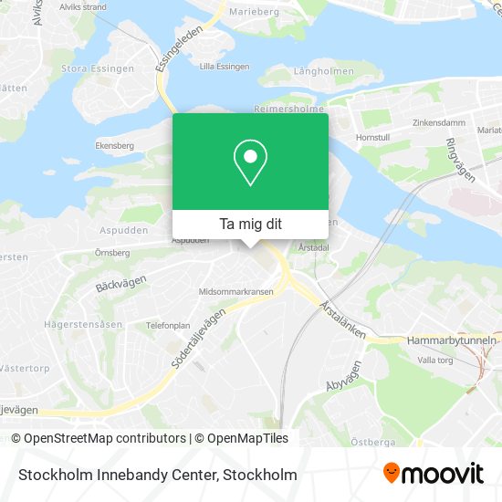 Stockholm Innebandy Center karta