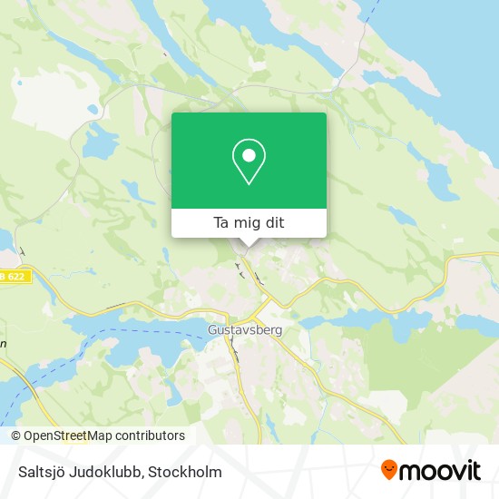 Saltsjö Judoklubb karta