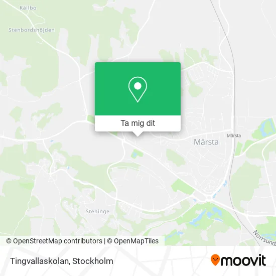 Tingvallaskolan karta