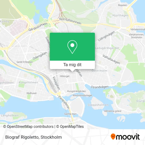 Biograf Rigoletto karta