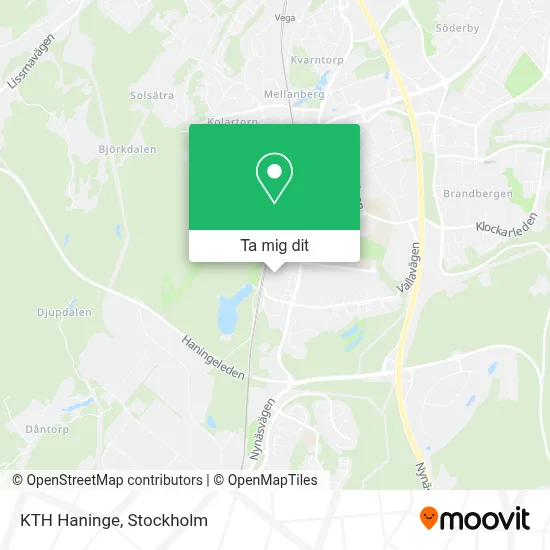 KTH Haninge karta