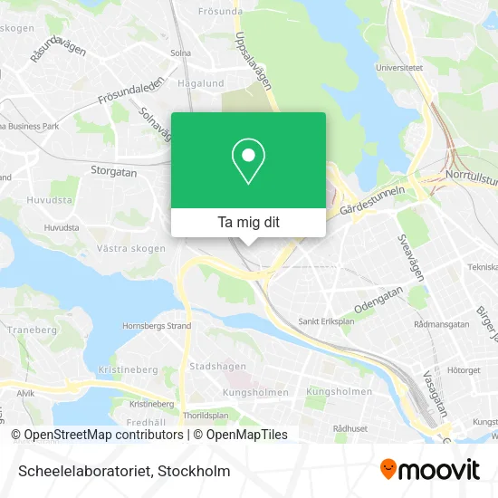 Scheelelaboratoriet karta