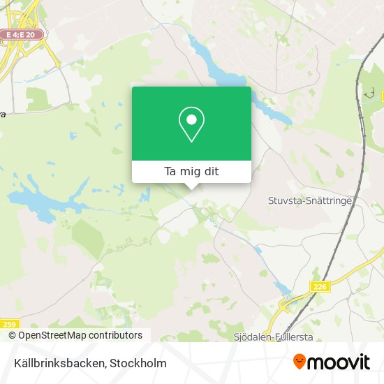 Källbrinksbacken karta