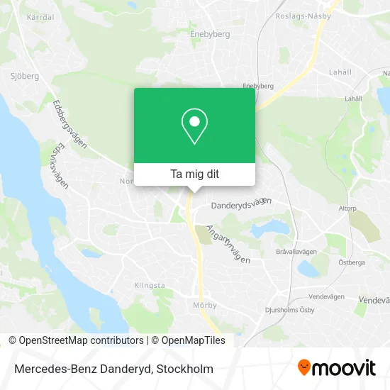 Mercedes-Benz Danderyd karta