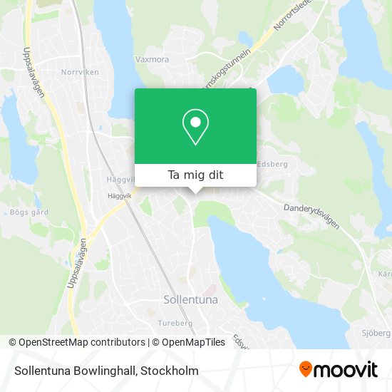 Sollentuna Bowlinghall karta