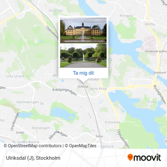 Ulriksdal (J) karta