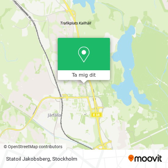 Statoil Jakobsberg karta