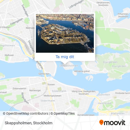 Skeppsholmen karta