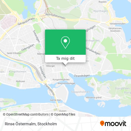 Rinse Östermalm karta
