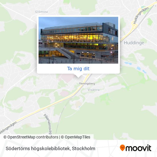 Södertörns högskolebibliotek karta