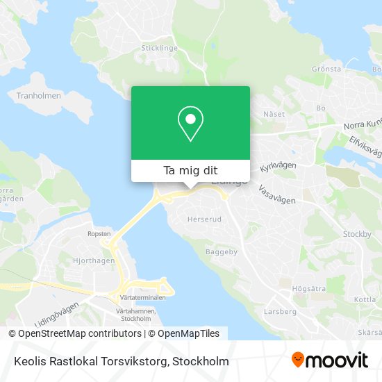 Keolis Rastlokal Torsvikstorg karta