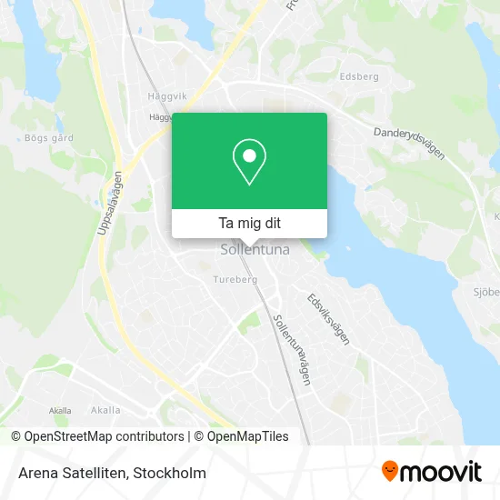 Arena Satelliten karta